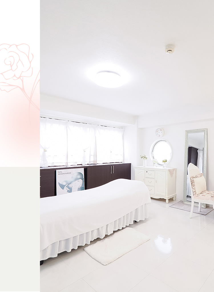 完全個室の温かみのある癒し空間